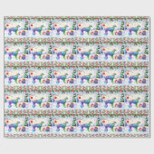 Papier Cadeau Silken Windhound Noël (Plat)