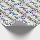 Papier Cadeau Silken Windhound Noël (Coin)
