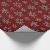 Papier Cadeau Silve Faux Parties scintillant Snowflakes (pas par (Coin)