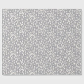 Papier Cadeau Silver Grey Chic Élégant Moderne Cool Abstrait (Plat)