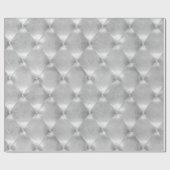 Papier Cadeau Silver Grey Luxe Opulent en cuir Tufé VIP (Plat)