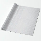 Papier Cadeau Silver Monochromatic Grey Delicops Drops Stripes (Déroulé)