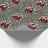 Papier Cadeau Silverglitter photo 20e anniversaire ajouter nom d (Coin)