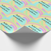 Papier Cadeau Simple acrylique pour marbre ajouter votre nom de (Coin)