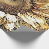 Papier Cadeau Simple Art moderne Sun Sunflower Collection (Coin)