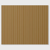 Papier Cadeau Simple Classique Brown et blanc (Plat)