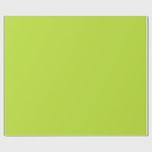 Papier Cadeau Simple couleur solide clair acide vert citron (Plat)
