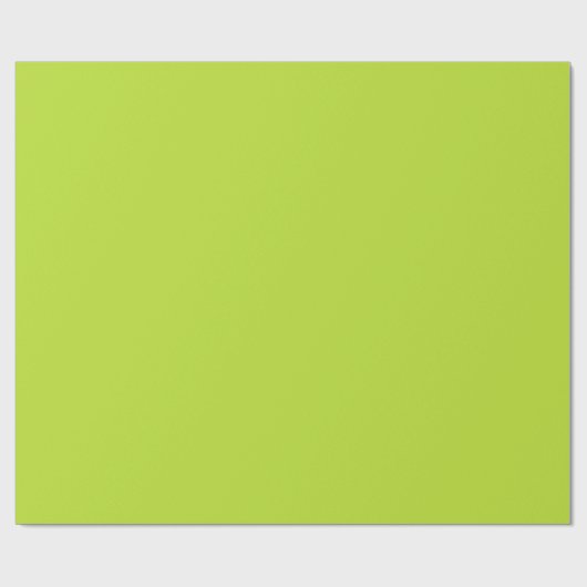 Papier Cadeau Simple couleur solide clair acide vert citron (Plat)