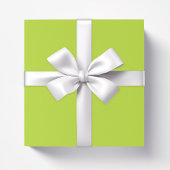 Papier Cadeau Simple couleur solide clair acide vert citron