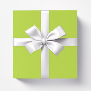Papier Cadeau Simple couleur solide clair acide vert citron