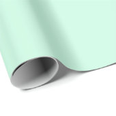 Papier Cadeau Simple couleur unie ajouter nom texte monogramme (Coin rond)