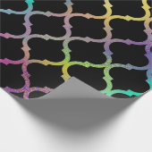 Papier Cadeau Simple élégant moderne coloré Motif marocain | (Coin)