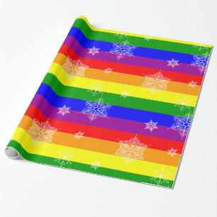 Papier Cadeau Simple et Élégant Noël Gay