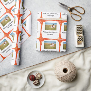 Papier Cadeau Simple et minimal ajouter votre parties scintillan