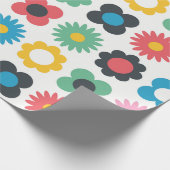 Papier Cadeau Simple flower seamless pattern design. Scandinavia (Coin)
