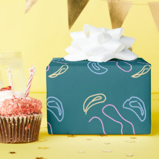 Papier Cadeau Simple minimal elegant custom logo here company cl