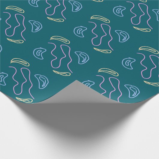 Papier Cadeau Simple minimal elegant custom logo here company cl (Coin)