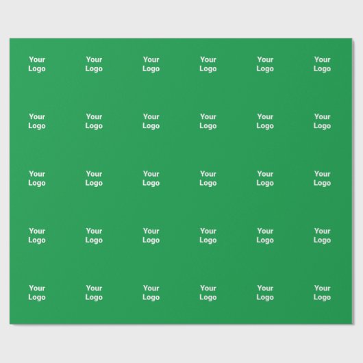 Papier Cadeau simple minimum ajouter votre texte nom monogramme  (Plat)