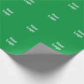 Papier Cadeau simple minimum ajouter votre texte nom monogramme  (Coin)