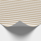 Papier Cadeau Simple Moderne Diagonal Stripes Vacances (Coin)
