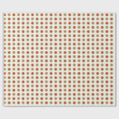 Papier Cadeau Simple moderne Polka Dot Motif Noël (Plat)