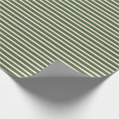 Papier Cadeau Simple `Moderne `Rustique Sage Vert Gratté (Coin)