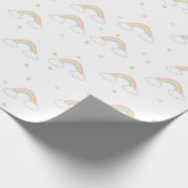 Papier Cadeau Simple Pastel Rainbow (Coin)