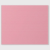 Papier Cadeau Simple rose Valentine Heart Loop Stripe (Plat)