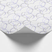Papier Cadeau Simple vert aquarelle abstrait ajouter texte de lo (Coin)