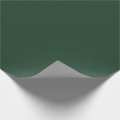 Papier Cadeau Simple Vert Forêt Foncé (Coin)