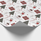 Papier Cadeau Simplement Classique Noël Country Nostalgique (Coin)