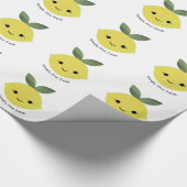 Papier Cadeau Simplement le Zest Cute Kawaii Lemon (Coin)
