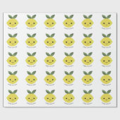 Papier Cadeau Simplement le Zest Cute Kawaii Lemon (Plat)