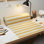 Papier Cadeau Simply Gold to Silver Stripes Wrapping Paper