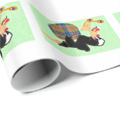 Papier Cadeau Simpson glisse dans le style (Coin rond)