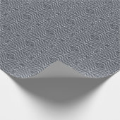 Papier Cadeau Sine Wave Pulse Signal moderne Art Abstrait Design (Coin)