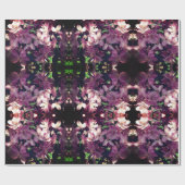 Papier Cadeau Sing de printemps de rêve floral (Plat)