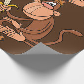 Papier Cadeau Singe À La Banane