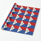 Papier Cadeau Sint Maarten Flag (Déroulé)