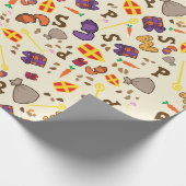 Papier Cadeau Sinterklaas Feest (Coin)