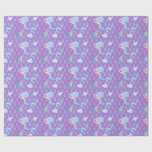 Papier Cadeau Sirène (Plat)