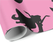 Papier Cadeau Sirène à bord noir/blanc Thunder_Cove  (Coin rond)