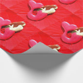 Papier Cadeau sirène à queue rousse (Coin)