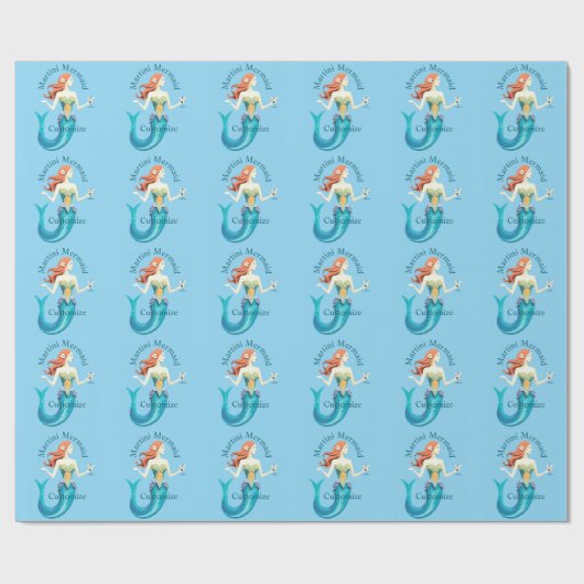 Papier Cadeau Sirène de Martini Thunder_Cove (Plat)
