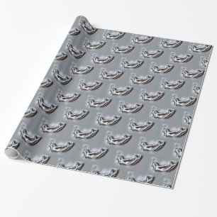 Papier Cadeau Sirène de natation Thunder-Cove Grey
