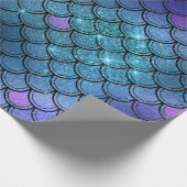 Papier Cadeau Sirène de Parties scintillant étincelante (Coin)