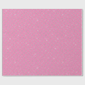Papier Cadeau Sirène rose argenté (Plat)