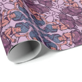 Papier Cadeau Sirènes de Mûre (Coin rond)