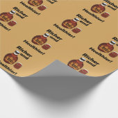 Papier Cadeau Sirop D'Érable Plus Riche Et Plus Sain (Coin)
