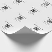 Papier Cadeau site web simple de société commerciale code-barres (Coin)